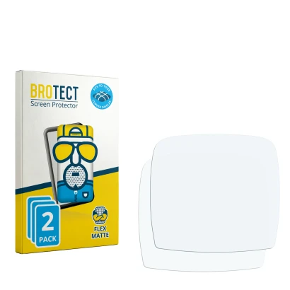 Face avant d’un emballage produit avec le logo de la marque BROTECT. À côté se trouve la protection d’écran correspondante.