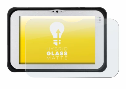 Image de l'appareil Panasonic Toughpad FZ-M1 avec une grande variété de protections d'écran.