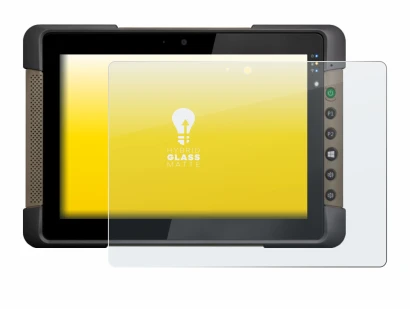 Image de l'appareil Getac T800 avec une grande variété de protections d'écran.