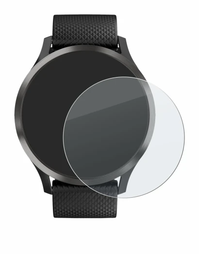 Image de l'appareil Garmin vivomove HR avec une grande variété de protections d'écran.