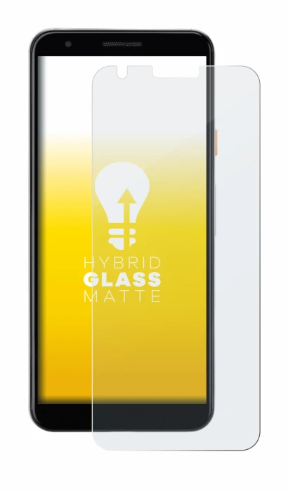 Image de l'appareil Google Pixel 3a avec une grande variété de protections d'écran.