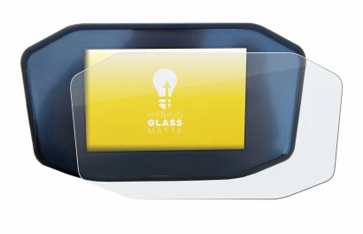 Image de l'appareil KTM 1290 Super Duke R avec une grande variété de protections d'écran.