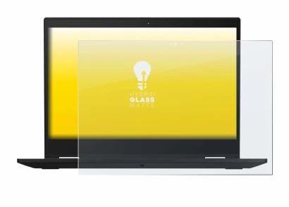 Image de l'appareil Lenovo ThinkPad X390 Yoga avec une grande variété de protections d'écran.