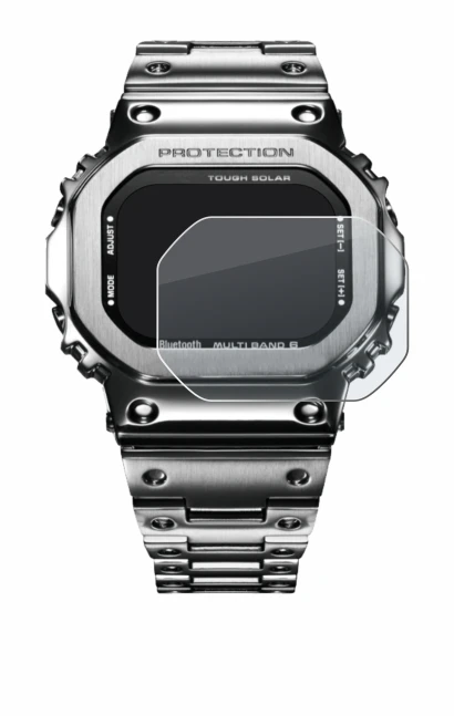 Image de l'appareil Casio G-Shock GMW-B5000D-1ER avec une grande variété de protections d'écran.