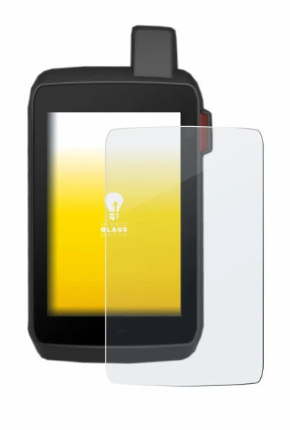 Image de l'appareil Garmin Montana 700 avec une grande variété de protections d'écran.