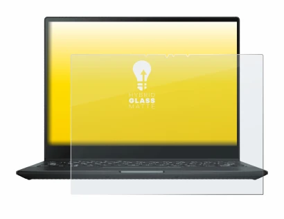 Image de l'appareil ASUS Rog Flow X13 2022 avec une grande variété de protections d'écran.