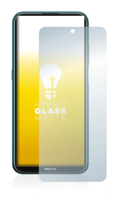 Image de l'appareil Nokia X10 avec une grande variété de protections d'écran.