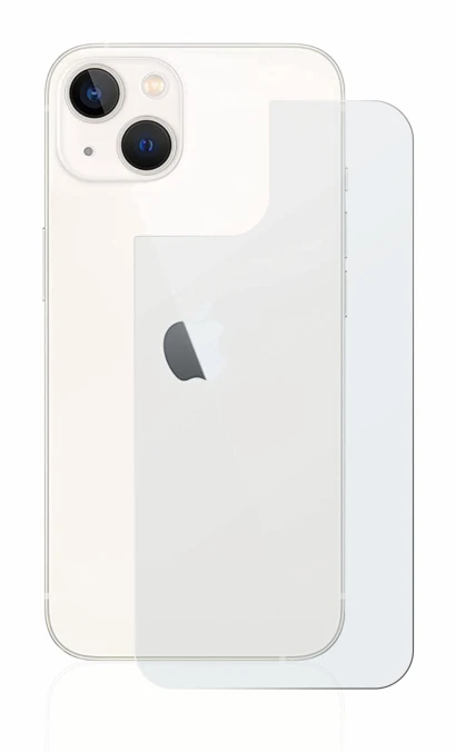 Image de l'appareil Apple iPhone 13 (Arrière) avec une grande variété de protections d'écran.