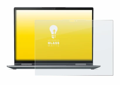 Image de l'appareil Lenovo ThinkPad X1 Yoga Gen 7 avec une grande variété de protections d'écran.