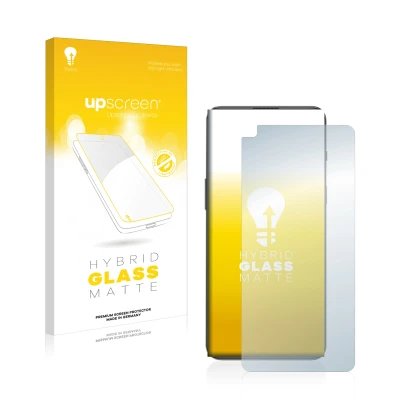 Face avant d’un emballage produit avec le logo de la marque upscreen. À côté, l’appareil OnePlus Nord 2T 5G est représenté ave