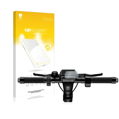 Face avant d’un emballage produit avec le logo de la marque upscreen. À côté, l’appareil SoFlow SO4 Pro (2e Gen.) est représen