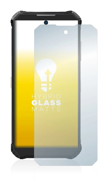 Image de l'appareil Oukitel WP19 avec une grande variété de protections d'écran.