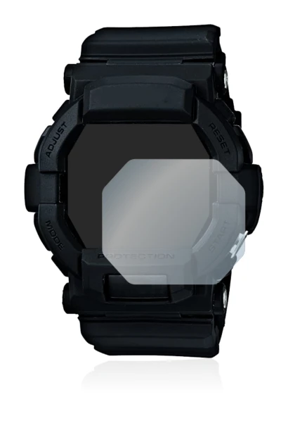 Image de l'appareil Casio G-Shock GD350 avec une grande variété de protections d'écran.