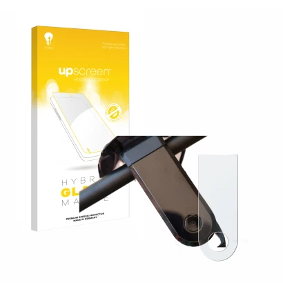 Face avant d’un emballage produit avec le logo de la marque upscreen. À côté, l’appareil NIU KQi3 Max est représenté avec la p