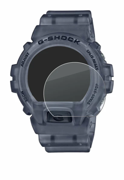 Image de l'appareil Casio G-Shock DW-6900 avec une grande variété de protections d'écran.