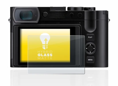 Image de l'appareil Leica Q3 avec une grande variété de protections d'écran.
