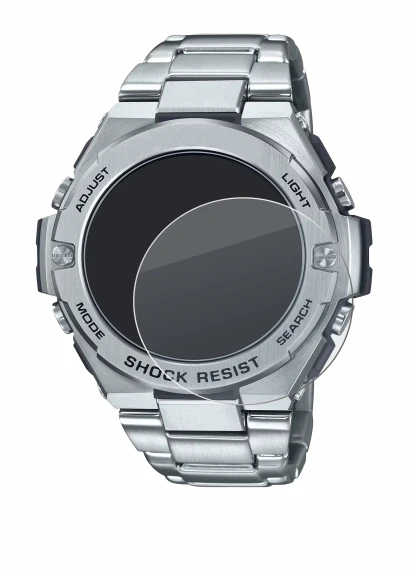 Image de l'appareil Casio G-Shock GST-B500D-1A avec une grande variété de protections d'écran.