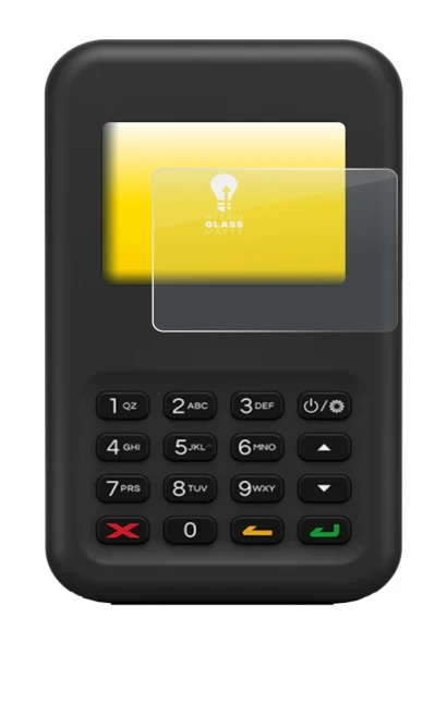 Image de l'appareil Shopify WisePad 3 avec une grande variété de protections d'écran.