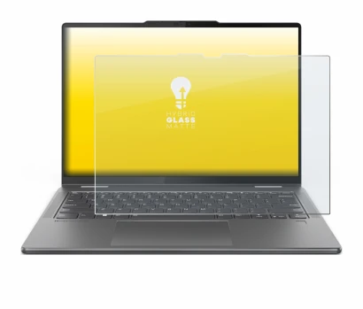 Image de l'appareil Lenovo Yoga 7 2-in-1 Gen 9 14" avec une grande variété de protections d'écran.