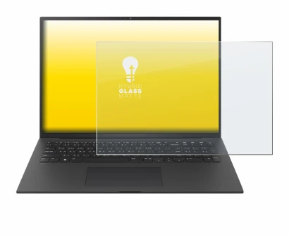 Image de l'appareil LG gram Pro 17 2024 avec une grande variété de protections d'écran.