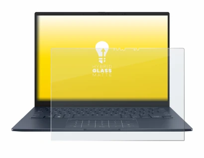 Image de l'appareil ASUS ZenBook 14 OLED UX3405 Touch avec une grande variété de protections d'écran.