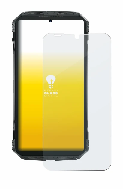 Image de l'appareil Doogee S Punk avec une grande variété de protections d'écran.