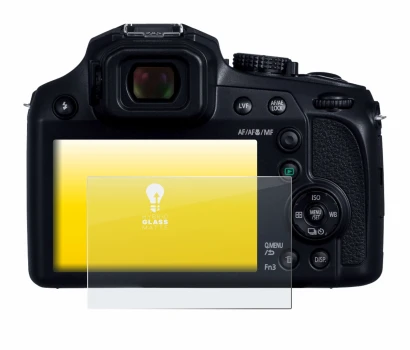 Image de l'appareil Panasonic Lumix DC-FZ82D avec une grande variété de protections d'écran.