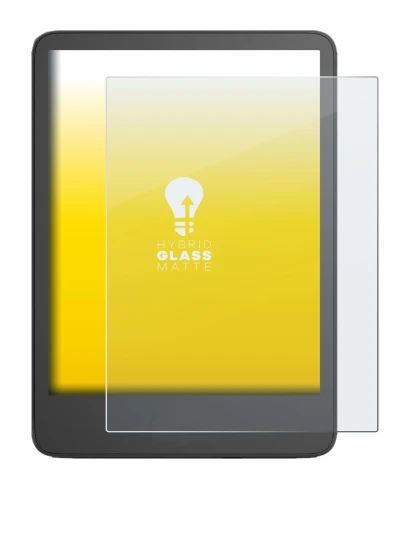 Image de l'appareil Amazon Kindle 2024 avec une grande variété de protections d'écran.