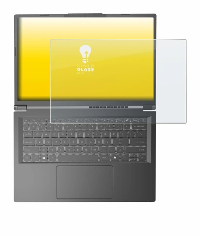 Image de l'appareil Acer Aspire 14 AI avec une grande variété de protections d'écran.