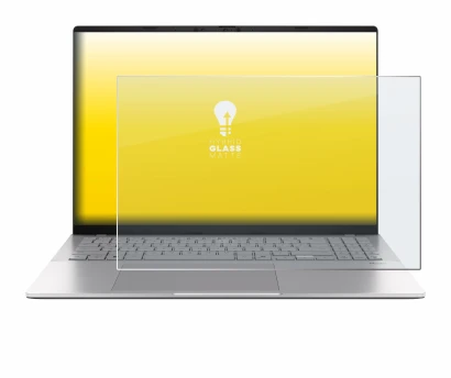 Image de l'appareil ASUS Vivobook S16 S3607 avec une grande variété de protections d'écran.