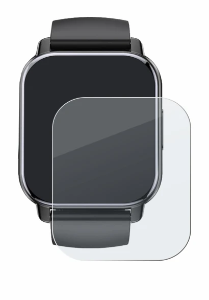 Image de l'appareil Poounur T80 1.95" avec une grande variété de protections d'écran.