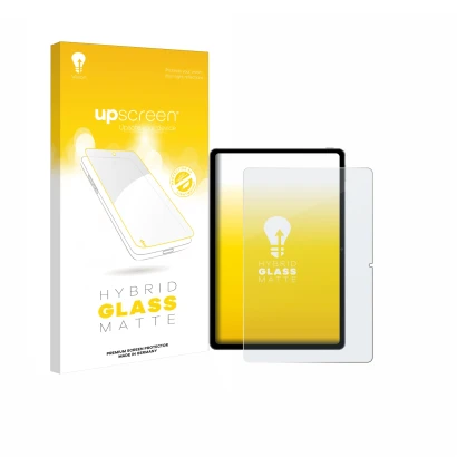 Face avant d’un emballage produit avec le logo de la marque upscreen. À côté, l’appareil Xiaomi Redmi Pad SE 11 est représenté