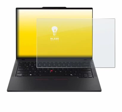 Image de l'appareil Lenovo ThinkPad T14 Gen 6 avec une grande variété de protections d'écran.