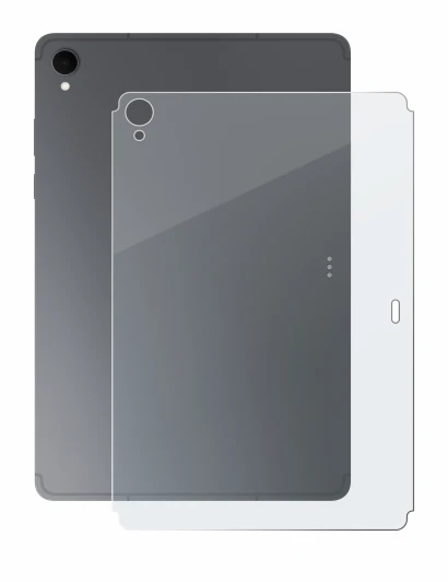 Image de l'appareil Samsung Galaxy Tab S11 (Arrière) avec une grande variété de protections d'écran.