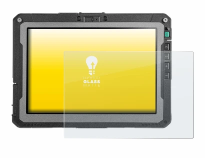 Image de l'appareil Getac ZX10 G2 avec une grande variété de protections d'écran.