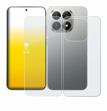 Image de l'appareil Xiaomi 15T (Avant+Arrière) avec une grande variété de protections d'écran.