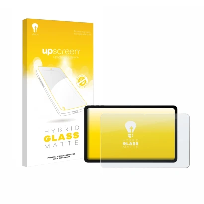 Face avant d’un emballage produit avec le logo de la marque upscreen. À côté, l’appareil Doogee U12 est représenté avec la pro