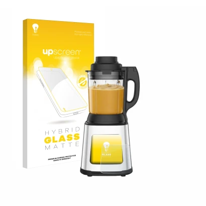 Face avant d’un emballage produit avec le logo de la marque upscreen. À côté, l’appareil Moulinex LM83SD10 est représenté avec