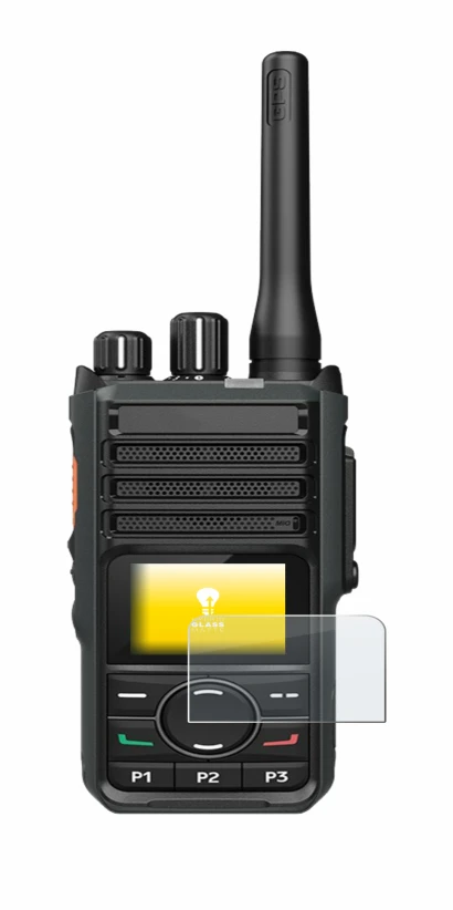 Image de l'appareil Hytera HP565 avec une grande variété de protections d'écran.