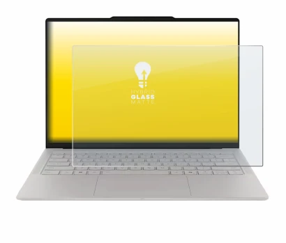 Image de l'appareil Lenovo Yoga Slim 7i Ultra Gen 11 Aura Edition 14" avec une grande variété de protections d'écran.