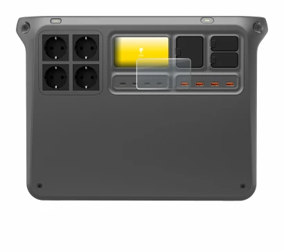 Image de l'appareil DJI Power 2000 avec une grande variété de protections d'écran.