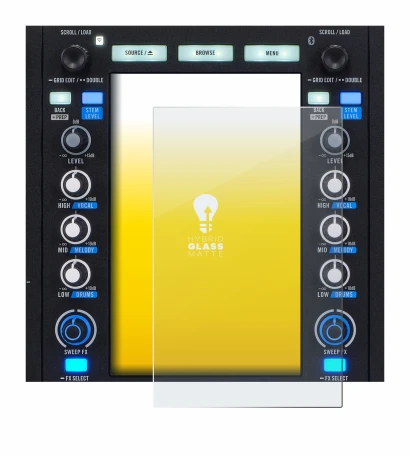 Image de l'appareil Rane System One avec une grande variété de protections d'écran.