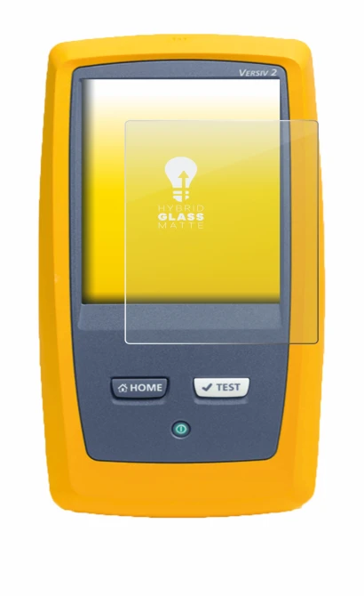Image de l'appareil Fluke DSX8000 avec une grande variété de protections d'écran.