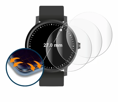 Image de l'appareil Montres (Circulaire, ø: 27 mm) avec une grande variété de protections d'écran.