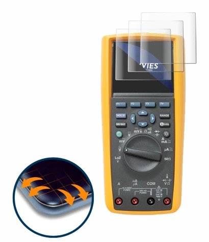 Image de l'appareil Fluke MultiMeter 289 avec une grande variété de protections d'écran.