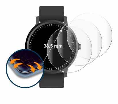 Image de l'appareil Montres (Circulaire, ø: 38.5 mm) avec une grande variété de protections d'écran.