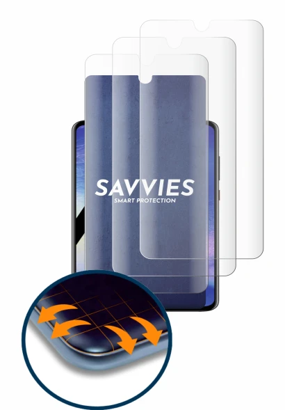 Image de l'appareil Huawei Mate 20 avec une grande variété de protections d'écran.