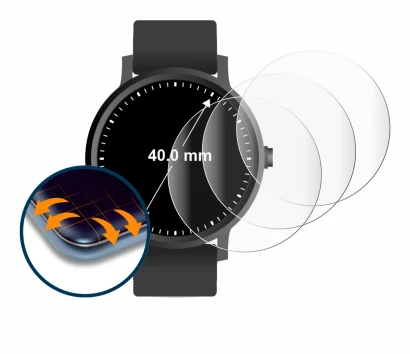 Image de l'appareil Circulaire Displays (ø: 40 mm) avec une grande variété de protections d'écran.