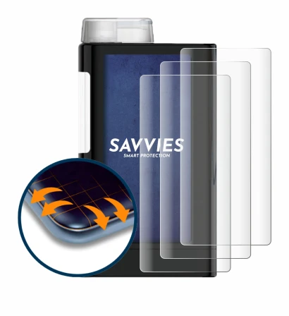 Image de l'appareil Mylife YpsoPump avec une grande variété de protections d'écran.