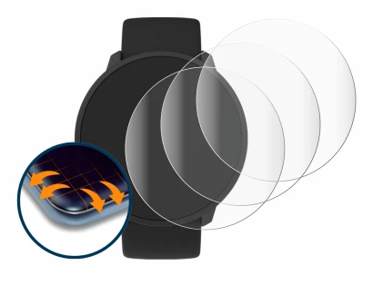 Image de l'appareil Polar Unite avec une grande variété de protections d'écran.